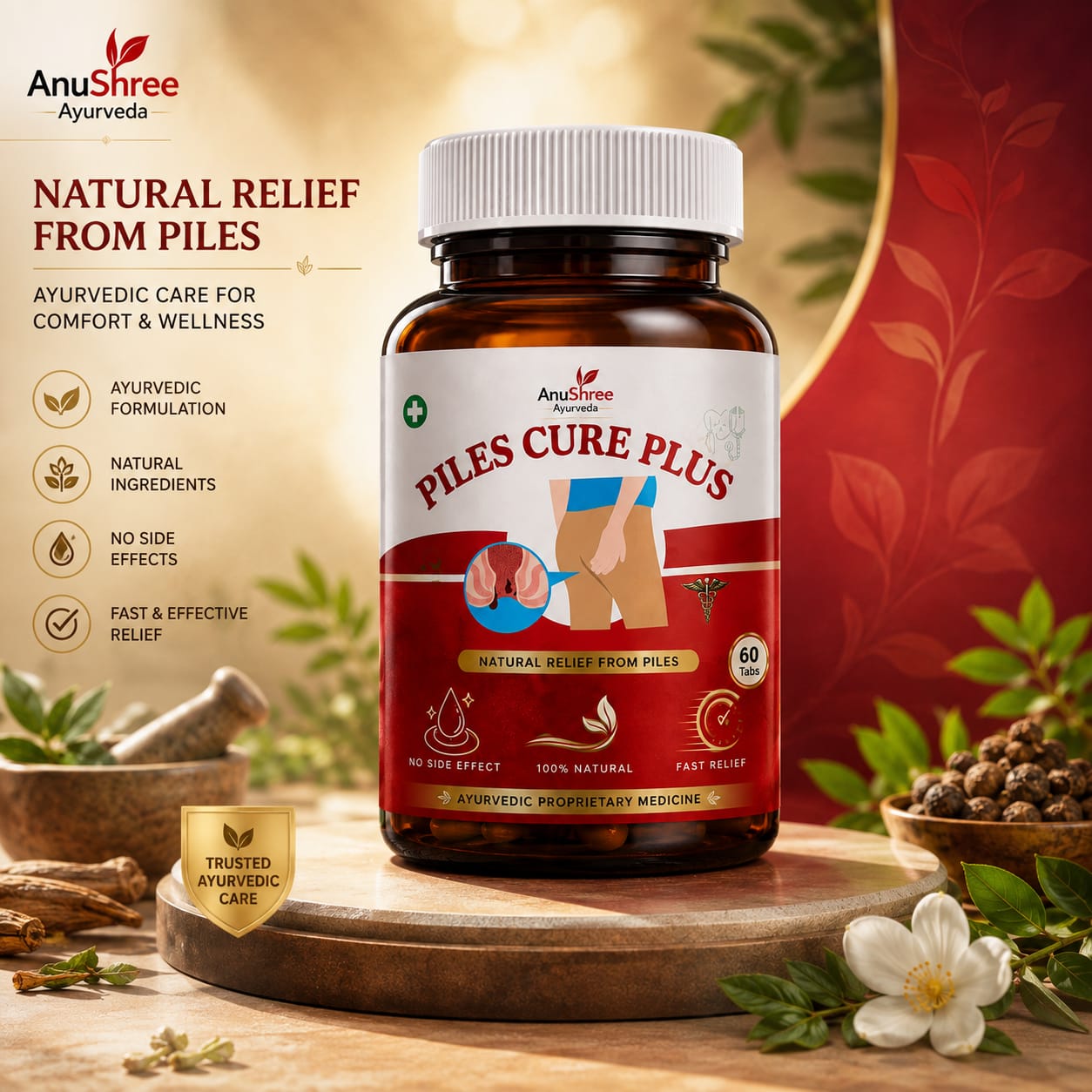Piles Cure Plus – Ayurvedic Support for Digestive & Anal Wellness