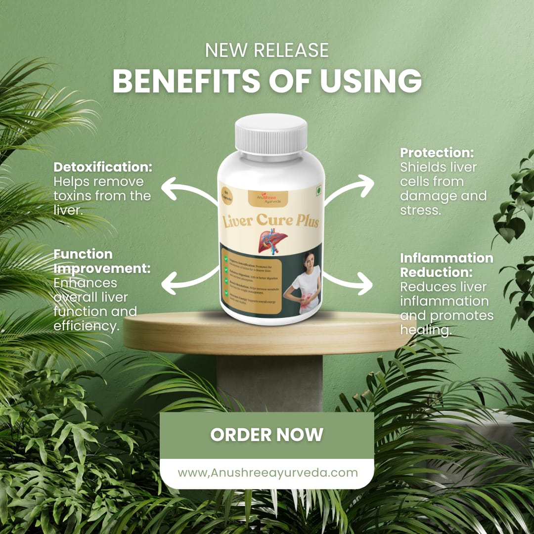 Liver Cure Plus Ayurvedic supplement that helps maintain Healthy liver