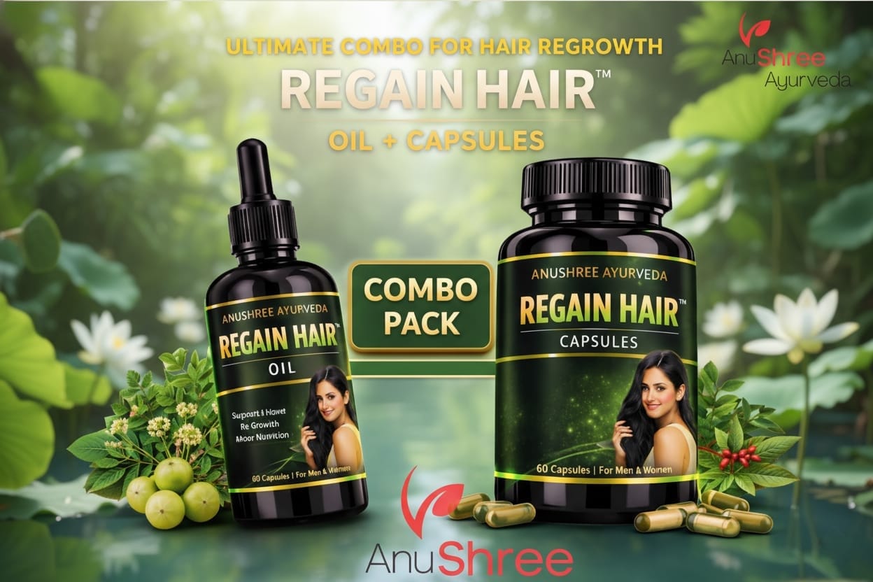 Regain hair capsule & oil